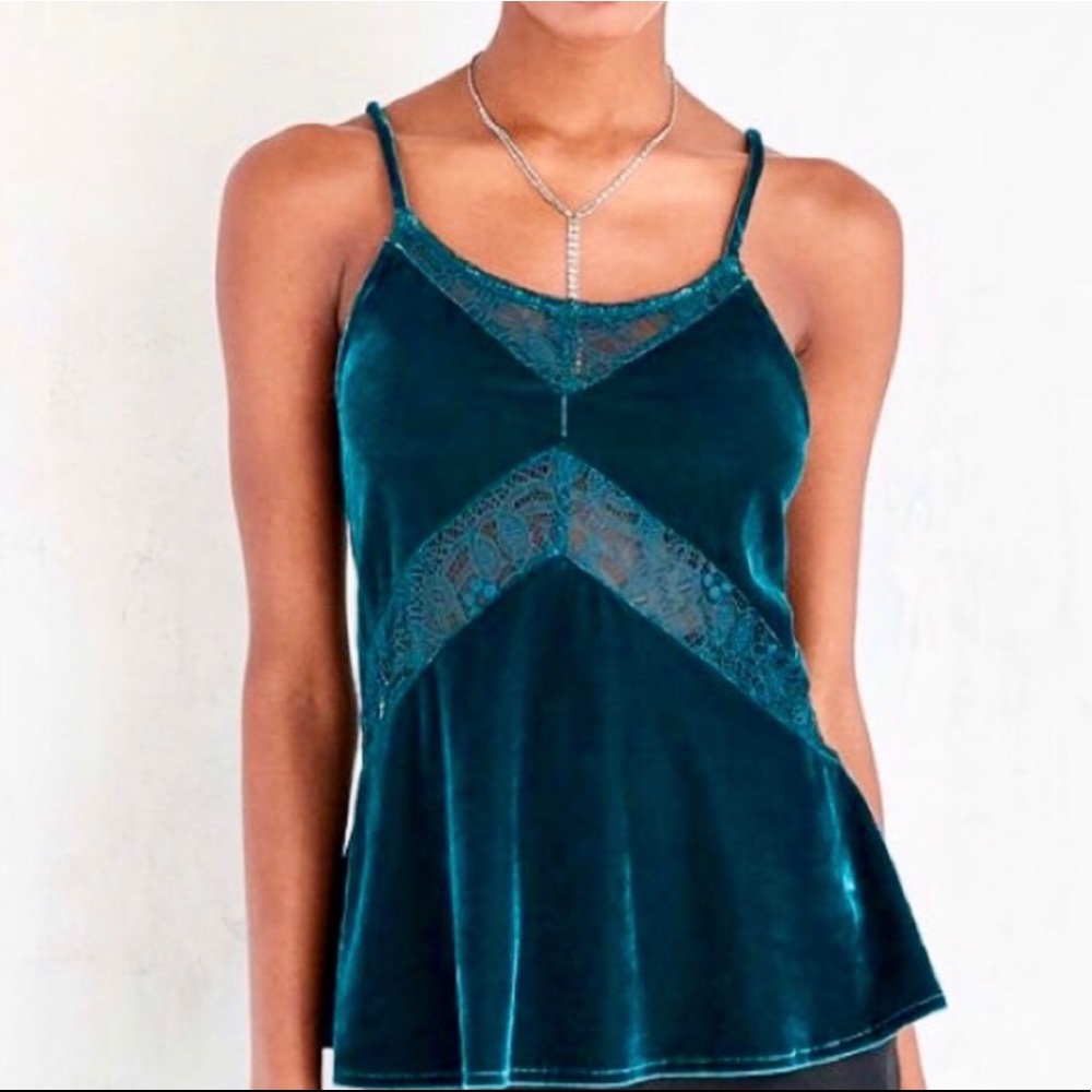 Kimchi Blue Lace Velvet Cami